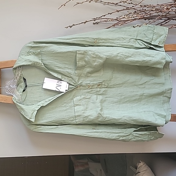 Zara linen top - Picture 1 of 6